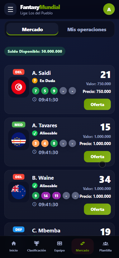 Sustituir por captura del mercado de fichajes